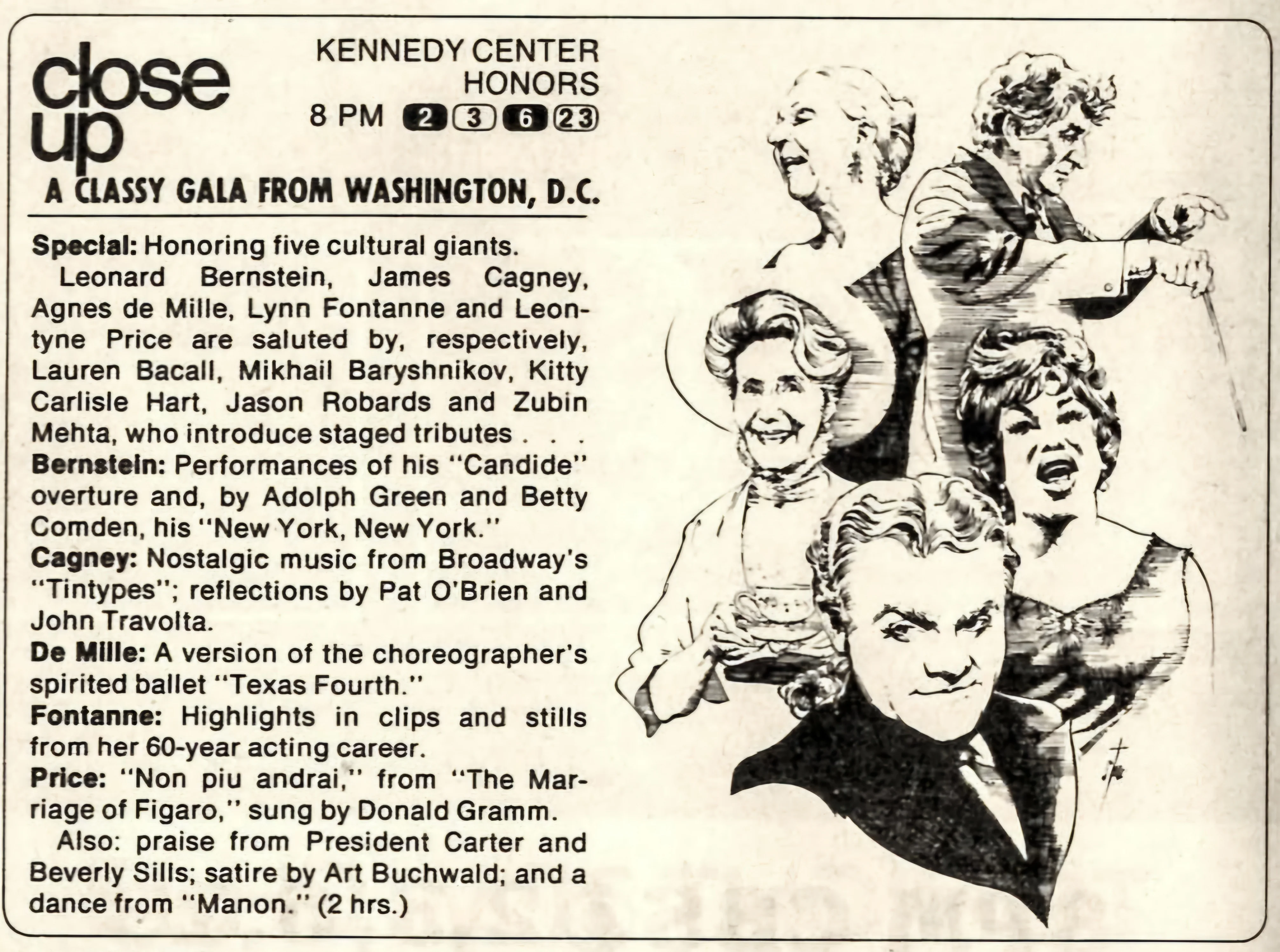 KENNEDY CENTER HONORS - 3RD ANNUAL (CBS 12/27/80) - Image 17