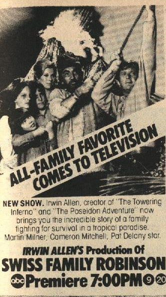 SWISS FAMILY ROBINSON, THE - THE COMPLETE SERIES + PILOT MOVIE (ABC 1975-76) EXTREMELY RARE!!! Martin Milner, Helen Hunt, Cameron Mitchell, Pat Delaney, Willie Aames, Eric Olson - Image 5