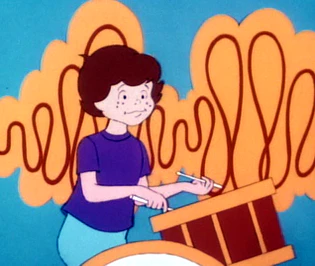 BRADY KIDS, THE - THE COMPLETE ANIMATED SERIES (1972-73) Barry Williams, Maureen McCormick, Christopher Knight, Eve Plumb, Mike Lookinland, Susan Olsen, Larry Storch, Jane Webb, Lane Scheimer, Erika Scheimer, David E. Smith - Image 9